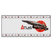 Peles paliktnis Gaya Entertainment Borderlands 3 Atlas, 80 cm x 35 cm x 0.3 cm, balta krās.
