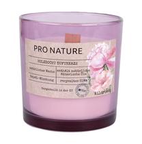 Свеча, ароматическая Muller Pro Nature, 40 час, 760 г, белый цв./розовый цв.