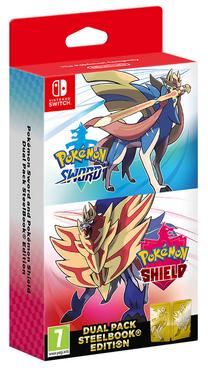 Nintendo Switch žaidimas Nintendo Pokemon Sword and Pokemon Shield Dual Pack Steelbook Edition, anglų