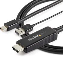 Кабель StarTech Mini DisplayPort Cable HD2MDPMM1M, 4000 м, черный цв.