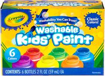Värv sõrme Crayola 54-1204, 6 värv.