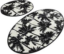Vonios kilimėlių rinkinys Foutastic Palm 359CHL2239, įvairių spalvų, 100 cm x 60 cm
