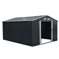 Sodo sandėliukas 4IQ, 367 cm x 300 cm x 214 cm, pilka sp.