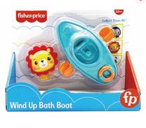 Игрушка для ванны Epee Fisher Price Lion boat, мятный (mint) цв./oранжевый цв.