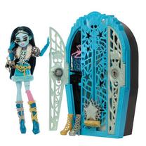 Кукла с аксессуарами Monster High Skullmate Secrets Frankie Stein, 28 см, синий цв.