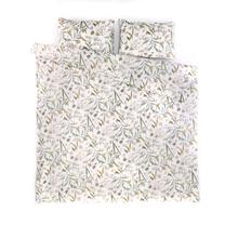 Комплект постельного белья Domoletti 6397A, белый цв./зеленый цв., 50 x 70 cm, 200 x 220 cm