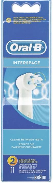 Elektrinio dantų šepetėlio antgalis Braun Oral-B Interspace Brush Heads 2pcs