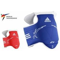 Krūtinės apsauga Adidas Taekwondo WTF Kid Chest/Abdomen, mėlyna sp./raudona sp.