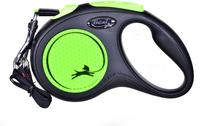 Automatinis pavadėlis Flexi New Neon, rožinė sp., S 5m