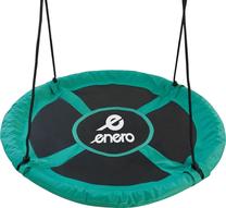 Ligzdas šūpoles bērniem Enero XXXL, 110 cm, zaļa krās.