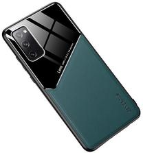 Чехол для телефона Mocco Lens Leather Back Case Samsung Galaxy A12, черный цв./зеленый цв., Samsung