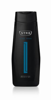 Kūno prausimosi želė vyrams Sarantis STR 8 Live True, 400 ml