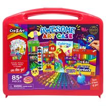 Zīmēšanas piederumu komplekts Cra-Z-Art Awesome Art Case, daudzkrāsaina