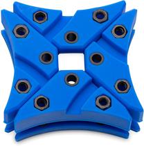 Skysčio aušinimo sistemos priedas EK Water Blocks EK-Vardar X3M Damper Pack - Blue, mėlyna sp., 4 vnt.
