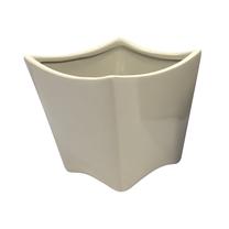 Gėlių vazonas 186-6 D15 H14 7528C, keramika, 15 cm x 15 cm, Ø 15 cm, smėlio sp.
