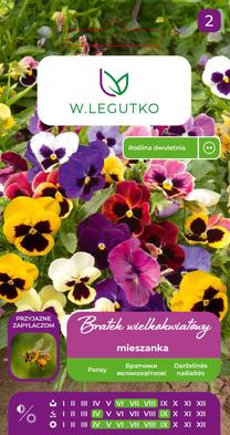 Sėklos našlaitė MIX, 0.75 g