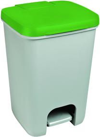 Šiukšliadėžė Curver Essentials, žalia sp./pilka sp., 20 l, 42.8 cm x 29.4 cm