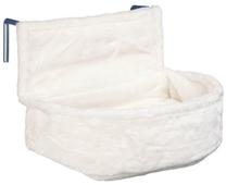 Kaķu guļvieta Mport Pet Bed With Radiator Hooks, balta krās., 68 cm x 51 cm