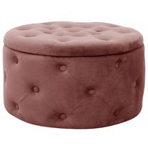 Pufas Akord Alia, rožinė sp., 55 cm x 55 cm x 30 cm