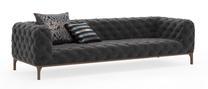 Sofa Hanah Home Fashion 291NDS1502, pilka sp., 273 x 100 cm x 71 cm