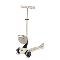 Bērnu skūteris Globber Go Up Baby Lights 360, brūna krās.