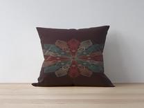 Dekoratyvinės pagalvėlės užvalkalas Mioli Decor 1125, ruda sp./įvairių spalvų, 43 cm x 43 cm