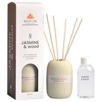 Mājas aromatizētājs, smaržu kociņi ArtFlow Jasmine & Wood, 120 ml Brūngans krās.