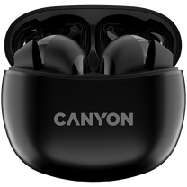 Belaidės ausinės Canyon TWS-5 TWS5B, juoda sp.