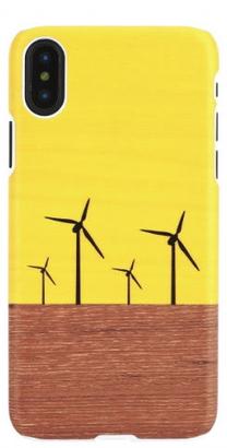 Чехол для телефона Man&Wood, желтый цв., Apple