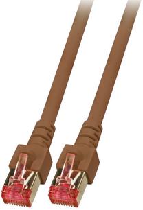 Сетевой кабель EFB RJ-45, RJ-45, 2 м, коричневый цв.