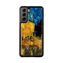 Чехол для телефона iKins for Samsung Galaxy S21 Cafe Terrace, черный цв., Samsung