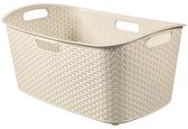 Veļas grozs Curver, 47 l, bēša krās., 60 cm x 39 cm x 28 cm