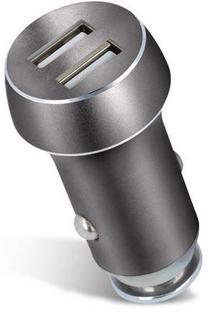 Automobilinis įkroviklis Forever, 2 x USB, pilka sp.