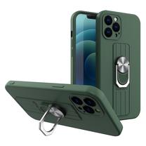 Чехол для телефона Hurtel Ring Case, зеленый цв., Apple