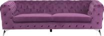 Sofa Beliani Sotra, violetinė sp., 85 x 224 cm x 70 cm