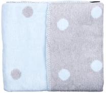 Pledas Womar Baby Blanket, mėlynas/pilkas, 75 cm x 100 cm