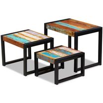 Kohvilaud VLX 243279, mitmevärviline, 60 cm x 40 cm x 35 cm