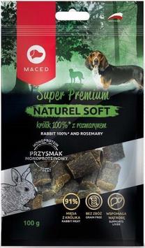 Лакомство для собак Maced Super Premium Naurel, крольчатина, 0.1 кг