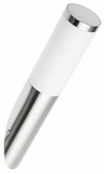 Sieninis lauko šviestuvas GTV Milan U, 40W, E27, IP54, sidabro sp., 7.6 cm x 40 cm