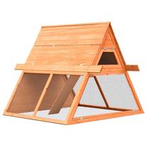 Grauzēju būris VLX Rabbit Hutch, 152 cm x 128 cm x 108 cm, brūna krās.