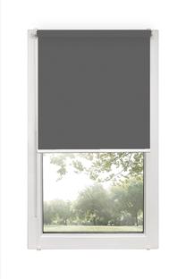 Ritininė užuolaida Mini SV-11 SV-11, tamsiai pilka sp./sidabro sp. išorė, 65 cm x 150 cm