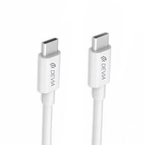 Laidas Devia, USB-C, 100 cm, balta sp., 60 W