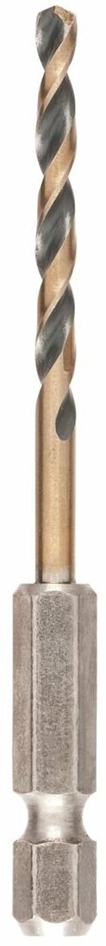 Сверло по металлу Dewalt, металл, hss, hex 1/4, 3.5 мм x 7.6 см
