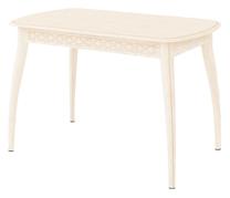 Stalas išskleidžiamas DaVita 35.10, smėlio, 200 cm x 75 cm x 77 cm