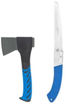 Cirvis un zāģis Tarmo Saw & Ax, zila krās./melna krās./pelēka krās.