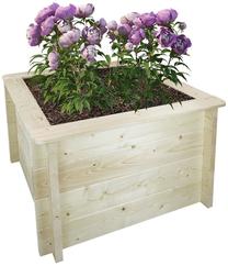 Gėlių vazonas Timbela M620-1, mediena, 78 cm x 78 cm, Ø 85 cm, medžio sp.
