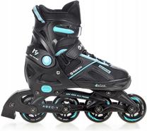 Riedučiai Raven Pulse, juoda sp./turkio sp., 40-43