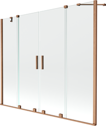 Vannas siena Mexen Velar Duo II, 150 cm x 180 cm, brushed copper krās./rūdītais