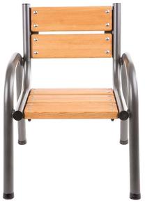 Lauko kėdė Patio Park Lux, ruda sp./juoda sp., 74 cm x 65 cm x 86 cm