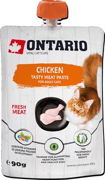 Skanėstas katėms Ontario Tasty Meat Paste Chicken, vištiena, 0.09 kg